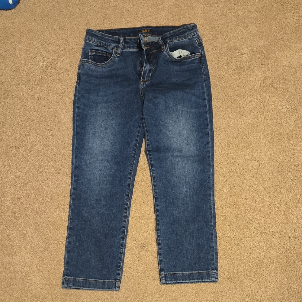 Blue Denim Capri
